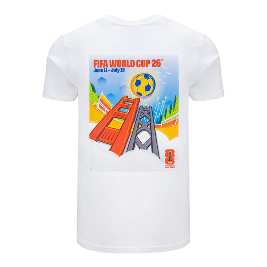 FIFA World Cup 2026™ San Francisco Bay Area Poster White T-Shirt - Unisex