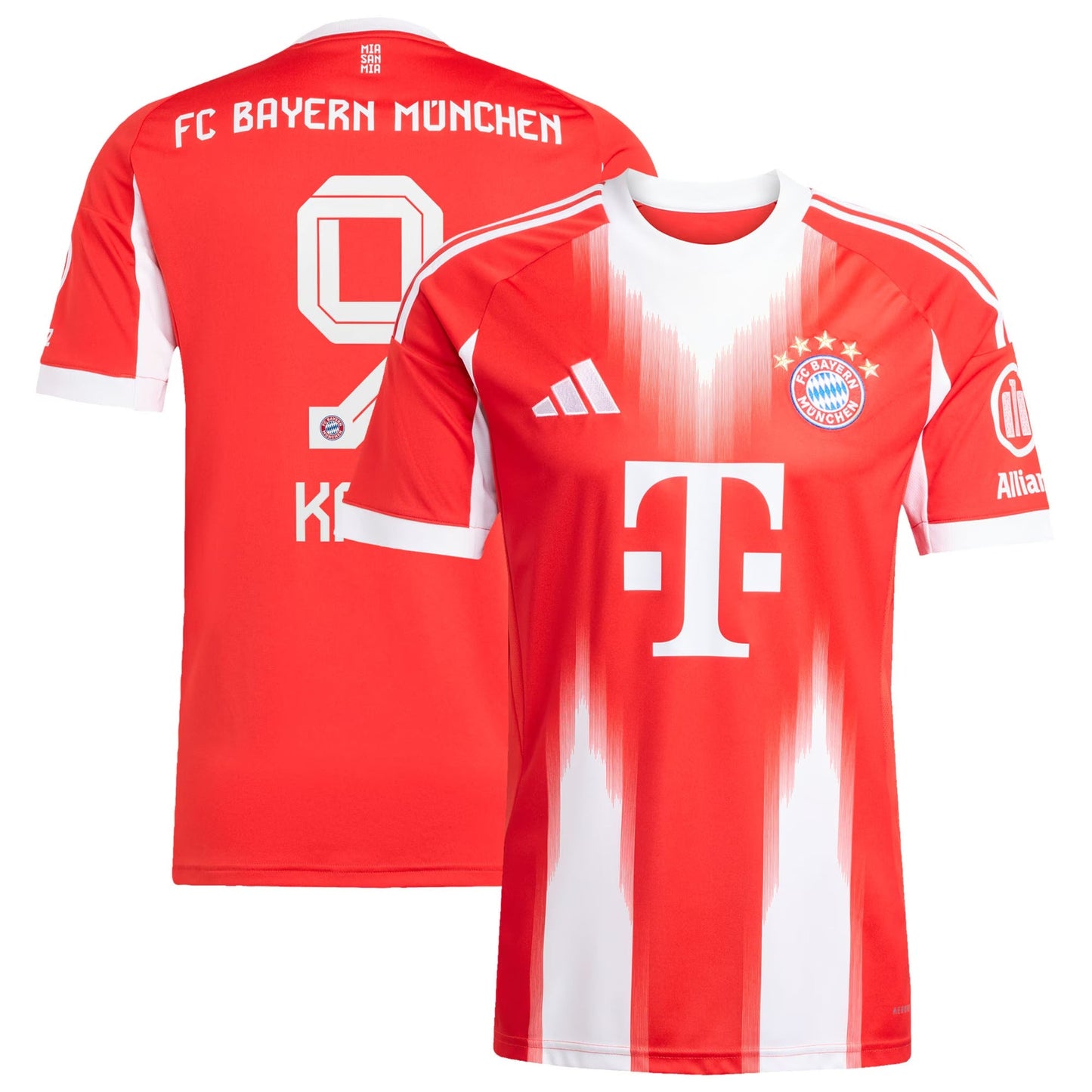 Harry Kane Bayern Munich adidas 2025/26 Home Jersey - Red