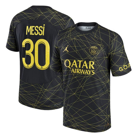 Lionel Messi Paris Saint-Germain  2022/23 Fourth Vapor Match  Player Jersey - Black