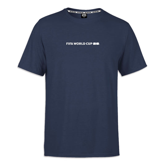 FIFA World Cup 2026™ Vertical Abstract Navy T-Shirt - Unisex