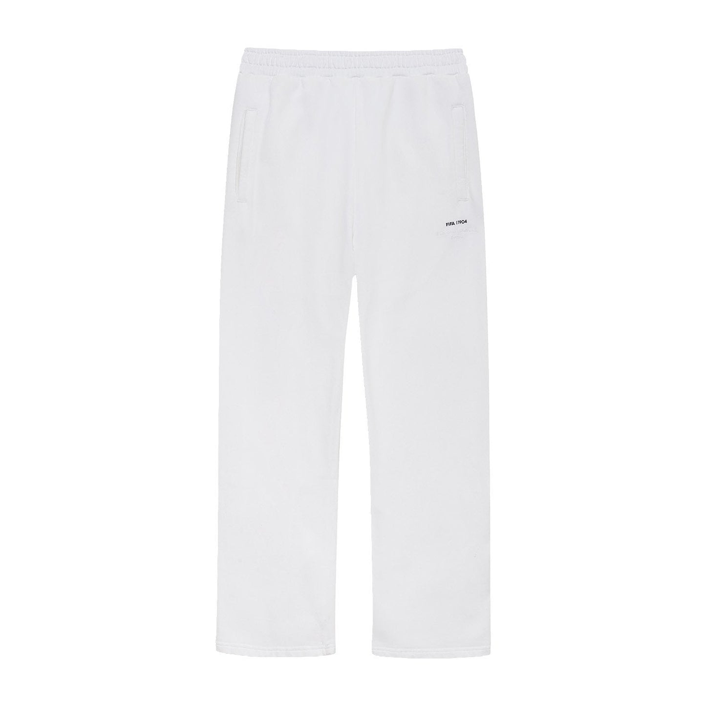 FIFA 1904 Stacked White Sweatpants - Unisex