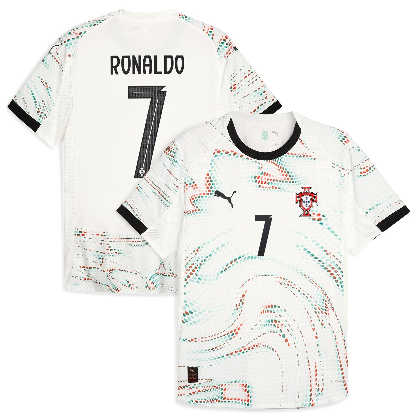 Cristiano Ronaldo Portugal National Team 2025 Away Jersey - White